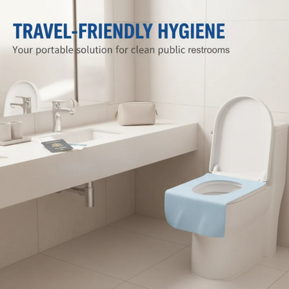 Disposable Waterproof Toilet Seat Covers Pack – Hygienic, Comfortable & Perfect for Travel & Public Restrooms