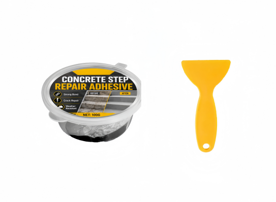 Order now and get  free spatula.-Concrete Step Repair Adhesive